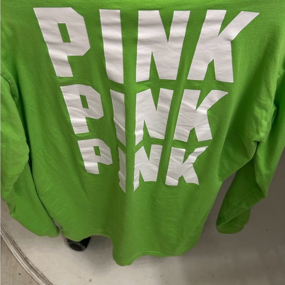 PINK Victoria's Secret Green Tee